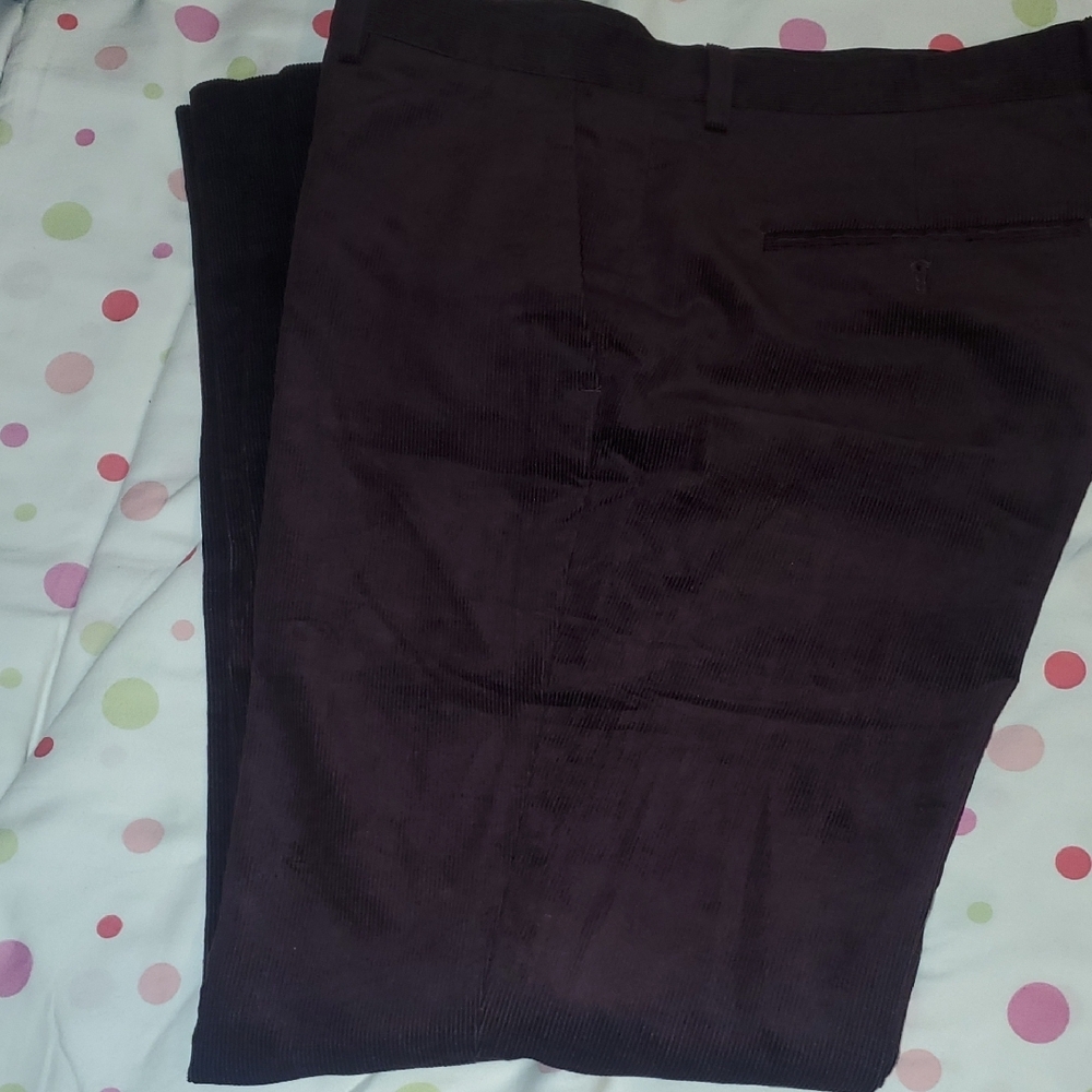 Men's Corduroy Pants - Burgundy